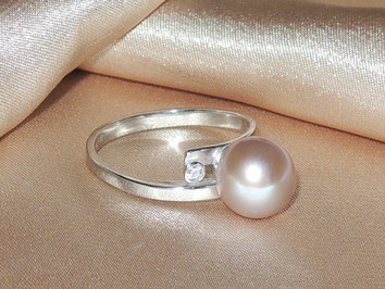Prsten s perlou BC04SR-P Prsten s perlou BC04SR-P