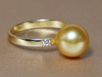 Prsten s perlou Jižního Pacifiku BC027YR-G Prsten s perlou Jižního Pacifiku BC027YR-G