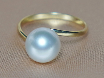 Prsten s perlou Jižního Pacifiku BC028YR-W Prsten s perlou Jižního Pacifiku BC028YR-W