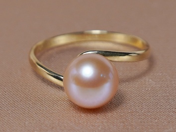 Prsten s pravou perlou 14K BC028YFR-P Prsten s pravou perlou 14K BC028YFR-P