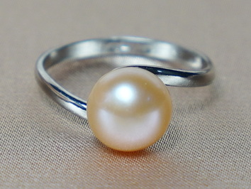 Prsten s růžovou perlou BC028SBR-P Prsten s růžovou perlou BC028SBR-P