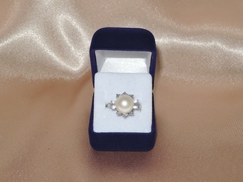 Prsten se sladkovodní perlou PR200w Prsten se sladkovodní perlou PR200w