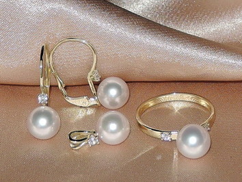 Šperky s perlami BC140YFS-W Šperky s perlami BC140YFS-W