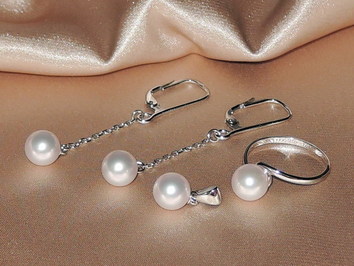 Šperky s perlami BC160WFS-W Šperky s perlami BC160WFS-W