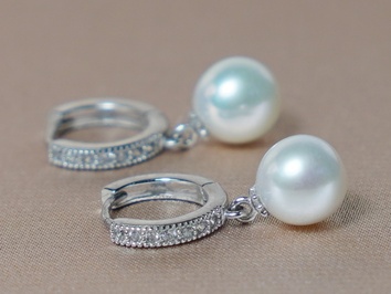 Perlové náušnice  RSE300AAwG