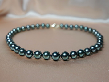 Náhrdelník z tahitských perel 8-11mm TPN054M Náhrdelník z tahitských perel 8-11mm TPN054M