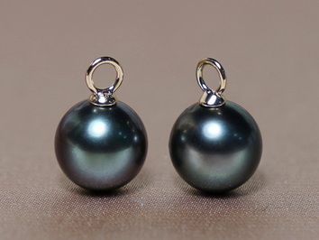 Tahitské perly se zlatými očky WW018YE-T