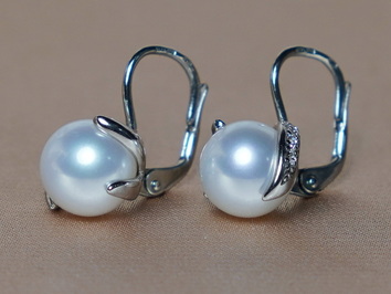 Náušnice s perlami Jižního Pacifiku BC05WE-W Náušnice s perlami Jižního Pacifiku BC05WE-W