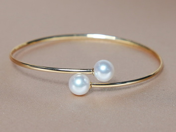 Zlatý náramek s perlami WW08YB-WW Zlatý náramek s perlami WW08YB-WW