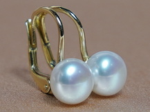 Náušnice sladkovodní perly