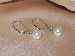 Perlové náušnice mořské akoya perly visací AE001C perlové náušnice AE001C najvyššia AAA kvalita AE001C