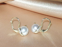 Perlové šperky perly jižního Pacifiku BC05YS-W náušnice BC05YE-W najvyššia AAA kvalita BC05YS-W