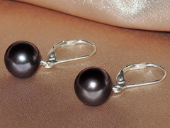Šperky s perlami FPS002bT perlové náušnice RE100AAAbM FPS002bT