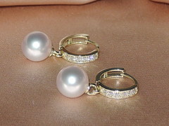 Set zlatých šperků s japonskými akoya perlami AAA BC120YS-A Perlové náušnice DS120YE-A najvyššia AAA kvalita BC120YS-A