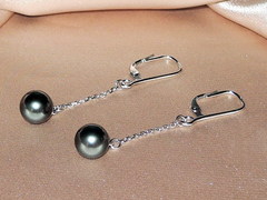 Šperky s perlami BC160WS-T Perlové náušnice BC020WE-T najvyššia AAA kvalita BC160WS-T