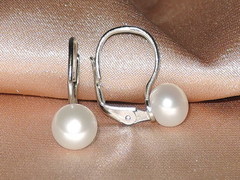 Šperky s perlami BC190WBS-W náušnice s perlami BC023WBE-W BC190WBS-W