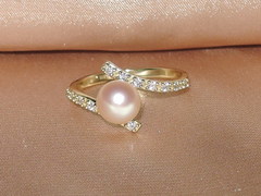 Šperky s perlami BC170YBS-P Prsteň s perlou BC029YBR-P BC170YBS-P