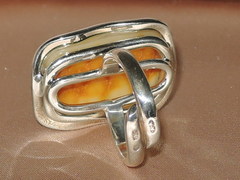 Prsten z jantaru JR021AA Jantárový prsteň JR021AA JR021AA