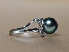 Zlatý prsten s pravou tahitskou perlou a brilianty BC03WR-T BC03WR-T-1.JPG BC03WR-T