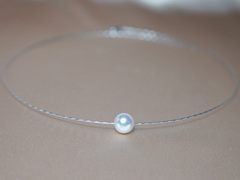 Mořská akoya perla na 18K zlatém lanku WW01WN-A Morská akoya perla na zlatom lanku WW01WN-A -1.JPG WW01WN-A