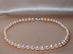 Náhrdelník z růžových říčních perel 8mm ORSN8085AApG Náhrdelník z ružových perál ORSN8085AApG.1.JPG ORSN8085AApG