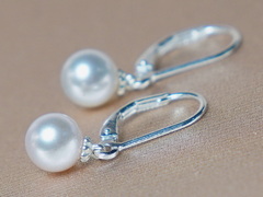 Náušnice z bielych sladkovodných perál v striebre RE100AAAwM.1.JPG RE100AAAwM
