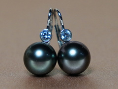 Zlaté náušnice 14K s černými tahitskými perlami AAA DS222WE-T Perlové náušnice DS222WE-T.1.JPG DS222WE-T