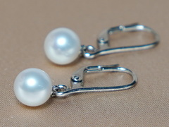 Set šperků z pravých říčních perel AAA 7,5 mm RSET7580AAAwA Perlové náušnice FE001wM.JPG RSET7580AAAwA