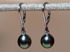 Šperky s perlami TDwSET100M Perlové náušnice tahitské perly TDWE100H-2.JPG TDwSET100M