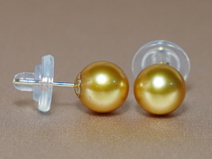 Zlaté náušnice 18K z perel Jižního Pacifiku GE18KAA+ZY Perlové náušnice zo zlatožltých perál GE18KAA+ZY.1.JPG GE18KAA+ZY