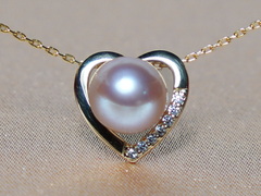 Set šperků z růžových říčních perel WW013YS-FP Perlový prívesok ružová perla WW011YP-FP.JPG WW013YS-FP