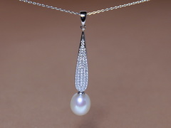 Strieborný prívesok so sladkovodnou perlou a zirkónmi PP2283SH.3.JPG PP2283SH