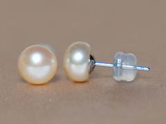 Zlaté napichovacie perlové náušnice PSE14WG.1.JPG PSE14WG