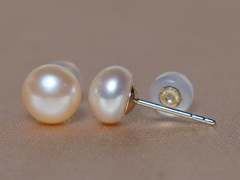 Zlaté napichovací perlové náušnice PSE14YG Zlaté napichovacie perlové náušnice PSE14YG.2.JPG PSE14YG