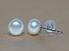 Zlaté napichovacie perlové náušnice WSE14WG.1.JPG WSE14WG