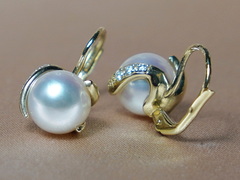 Zlaté náušnice 14K s perlami Južného Pacifiku a briliantmi BC05YE-W.2.jpg BC05YE-W