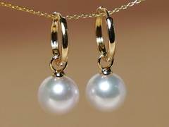 Zlaté náušnice 14K z pravých říčních perel WW017YE-FW Zlaté náušnice 14K so sladkovodnou perlou WW017YE-FW.1.JPG WW017YE-FW