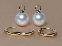 Bílé perly Jižního Pacifiku se zlatými očky 14K WW018YE-W Zlaté náušnice 14K so sladkovodnou perlou WW017YE-FW.2.JPG WW018YE-W