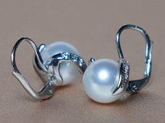 Zlaté náušnice perly Južného Pacifiku BC05WE-W.2.JPG BC05WE-W