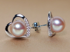 Zlaté náušnice s růžovou říční perlou WW014WE-FP Zlaté náušnice s ružovou riečnou perlou WW014WE-FP-1.JPG WW014WE-FP