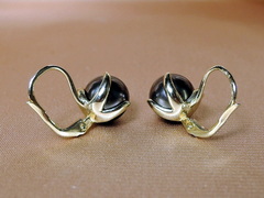 Zlaté náušnice 14K s tahitskými perlami BC05YE-T Zlaté náušnice s tahitskou perlou BC05YE-T_.JPG BC05YE-T