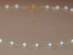 Zlatý náhrdelník 18K s pravými říčními perlami PN478SP Zlatý náhrdelník 18K s pravými perlami PN478SP.1.JPG PN478SP