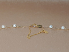 Zlatý náhrdelník 18K s pravými říčními perlami PN478SP Zlatý náhrdelník 18K s pravými perlami PN478SP.2.JPG PN478SP