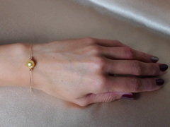 Zlatý náramek 18K s perlou Jižního Pacifiku WW07YB-G Zlatý náramok s perlou WW07YB-G-1.JPG WW07YB-G