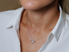 Zlatý přívěsek 14K s pravou mořskou perlou WW011WP-A Zlatý prívesok s pravou morskou perlou WW011WP-A.JPG WW011WP-A