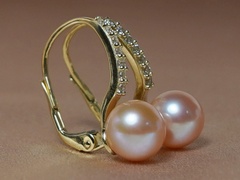 Perlové náušnice 14K pravé perly BC021YFE-P perlove-nausnice-14Kzlato-bc021yfe-p.JPG BC021YFE-P