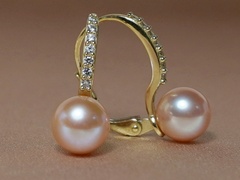 Perlové náušnice 14K pravé perly BC021YFE-P perlove-nausnice-bc021yfe-p.JPG BC021YFE-P