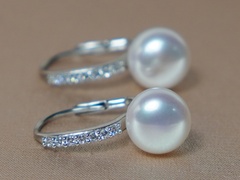 Perlové náušnice BC021WBE-W perlove nausnice prave perly bc021wbe-w.JPG BC021WBE-W