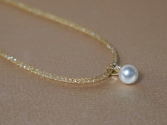 zlatý prívesok so zirkónom na mesh retiazke BC025MCH.JPG BC025YFP-W