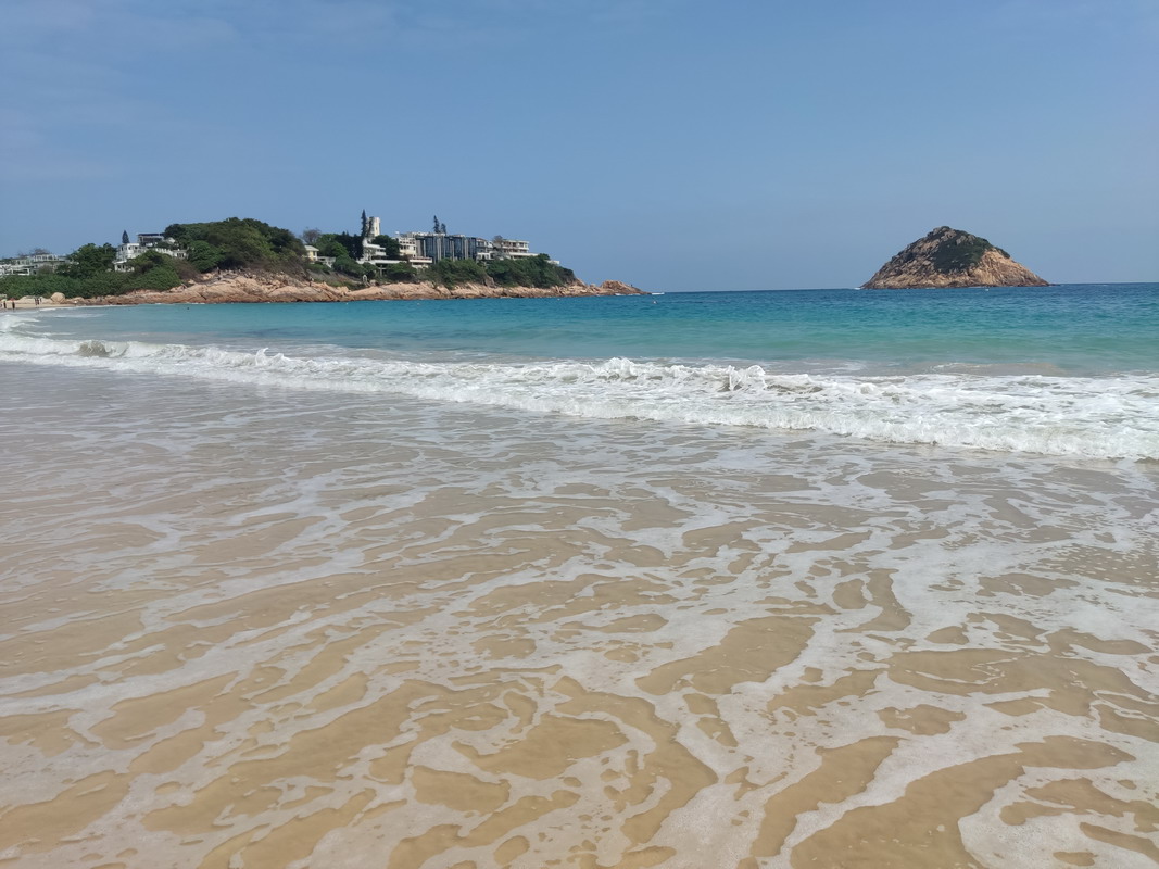 Pláž Shek O Beach Hong Kong 2024